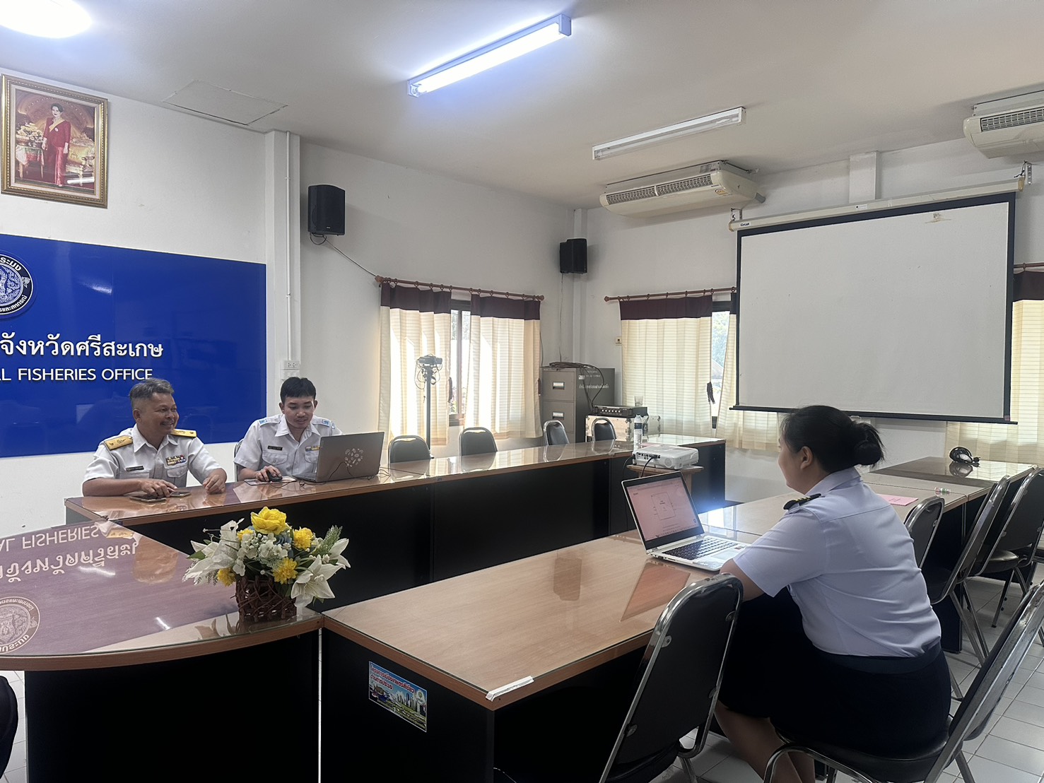 เข้าร่วมการประชุมคณะกรรมการขับเคลื่อนการดำเนินงานโครงการสร้างความเข้มแข็งกลุ่มการผลิตด้านประมง ครั้งที่ 1/2568
