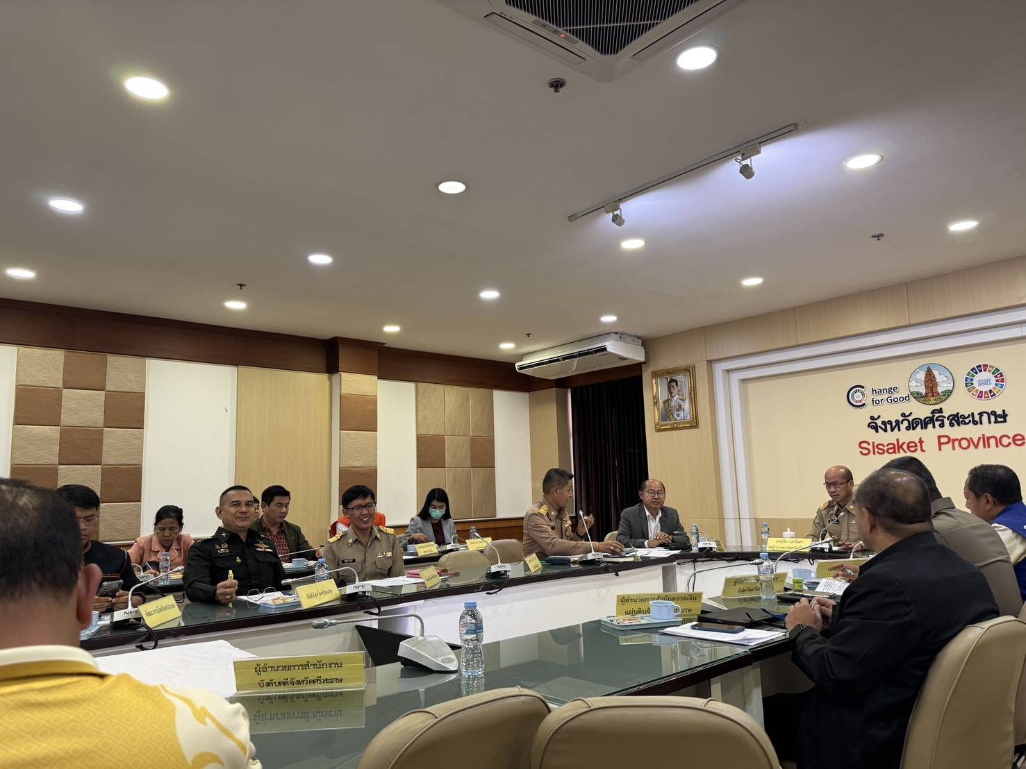 ประชุมคณะทำงานพิจารณาจัดทำมาตรการองค์กรด้านความปลอดภัยทางถนนจังหวัดศรีสะเกษ ครั้งที่ 1/2568..คลิก