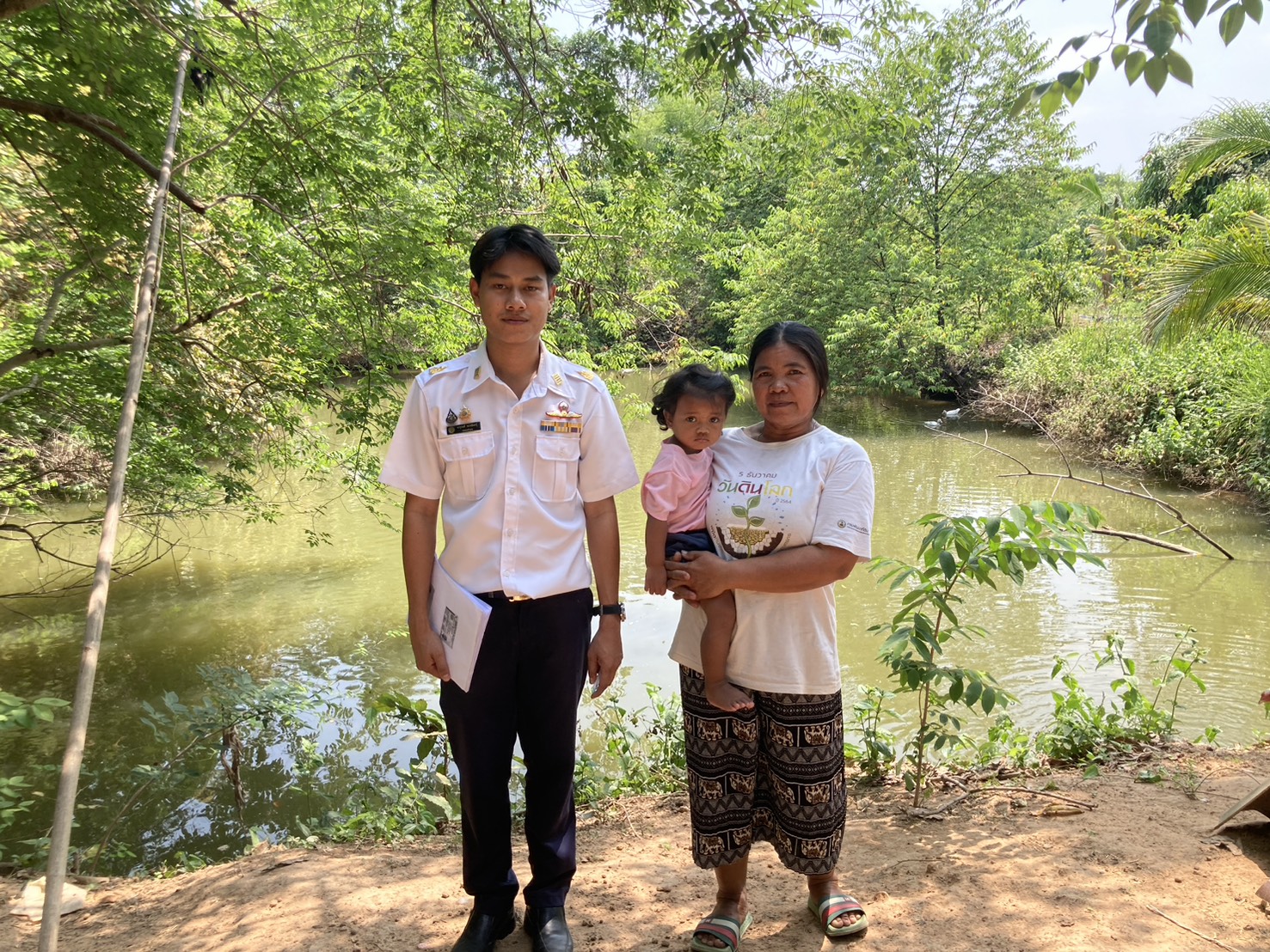 ลงพื้นที่เพื่อคัดเลือกเกษตรกร