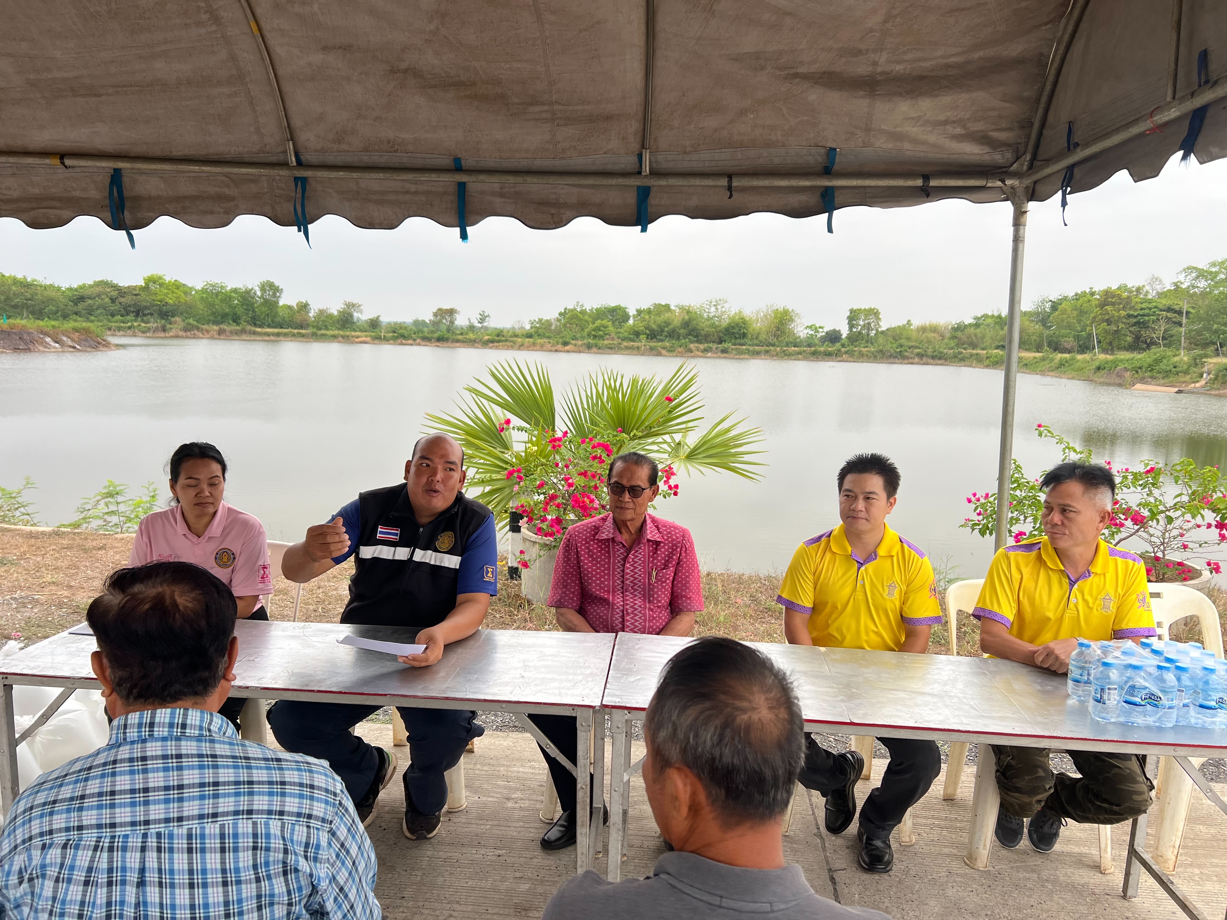 ส่งมอบพันธุ์สัตว์น้ำโครงการเพิ่มประสิทธิภาพการเกษตรมูลค่าสูง สู่เกษตรนวัตกรรมชั้นสูง กิจกรรม ส่งเสริมการเพิ่มผลผลิตสัตว์น้ำในแหล่งน้ำชุมชน ปีงบประมาณ 2568