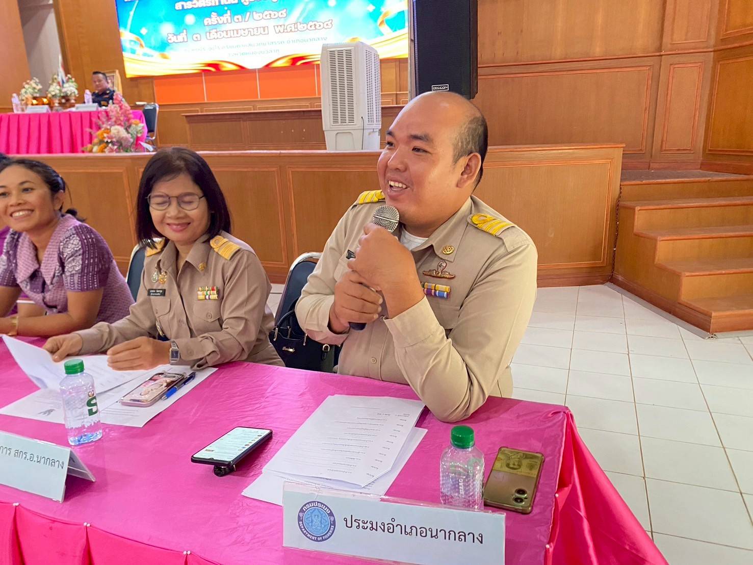 ร่วมประชุมหัวหน้าส่วนราชการ หน่วยงานรัฐวิสาหกิจ ผู้บริการองค์กรปกครอง ส่วนท้องถิ่น ผู้บริหารสถานศึกษา และกำนัน ผู้ใหญ่บ้าน แพทย์ประจำตำบลสารวัตร กำนันทุกท่าน ครั้งที่ 3/2568