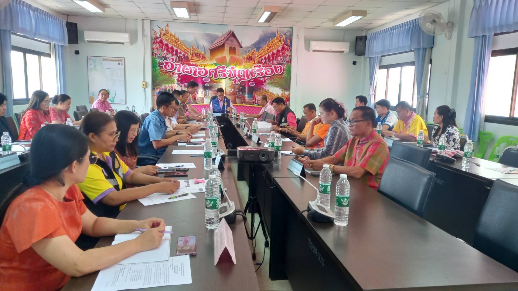 ร่วมประชุมหัวหน้าส่วนราชการ หน่วยงานรัฐวิสาหกิจ ผู้บริการองค์กรปกครองส่วนท้องถิ่น ผู้บริหารสถานศึกษา กำนัน ครั้งที่ 4/2568 