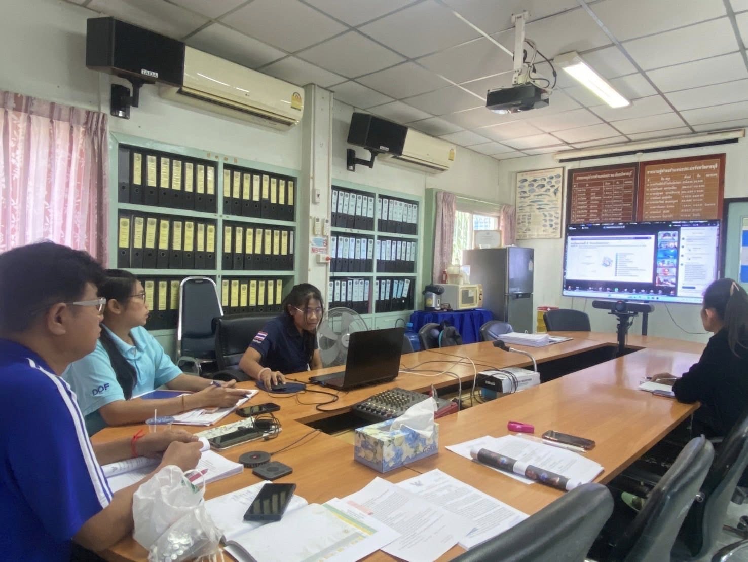 เข้าร่วมการประชุมเตรียมการเพื่อดำเนินโครงการควบคุมและกำจัดประชากรปลาหมอคางดำอย่างต่อเนื่อง ครั้งที่ 3..คลิก