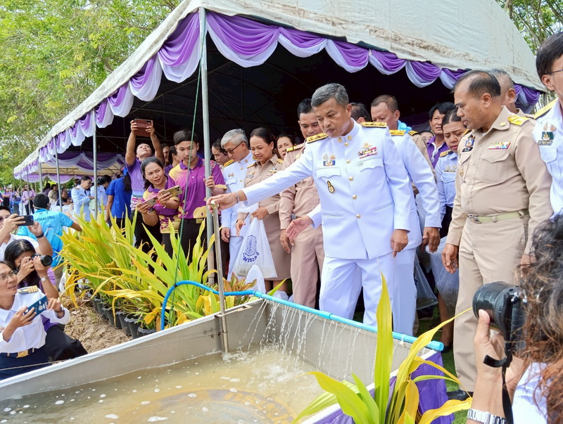 ร่วมพิธีปล่อยพันธุ์สัตว์น้ำ เพื่อเฉลิมพระเกียรติสมเด็จพระนางเจ้า ฯ..คลิก