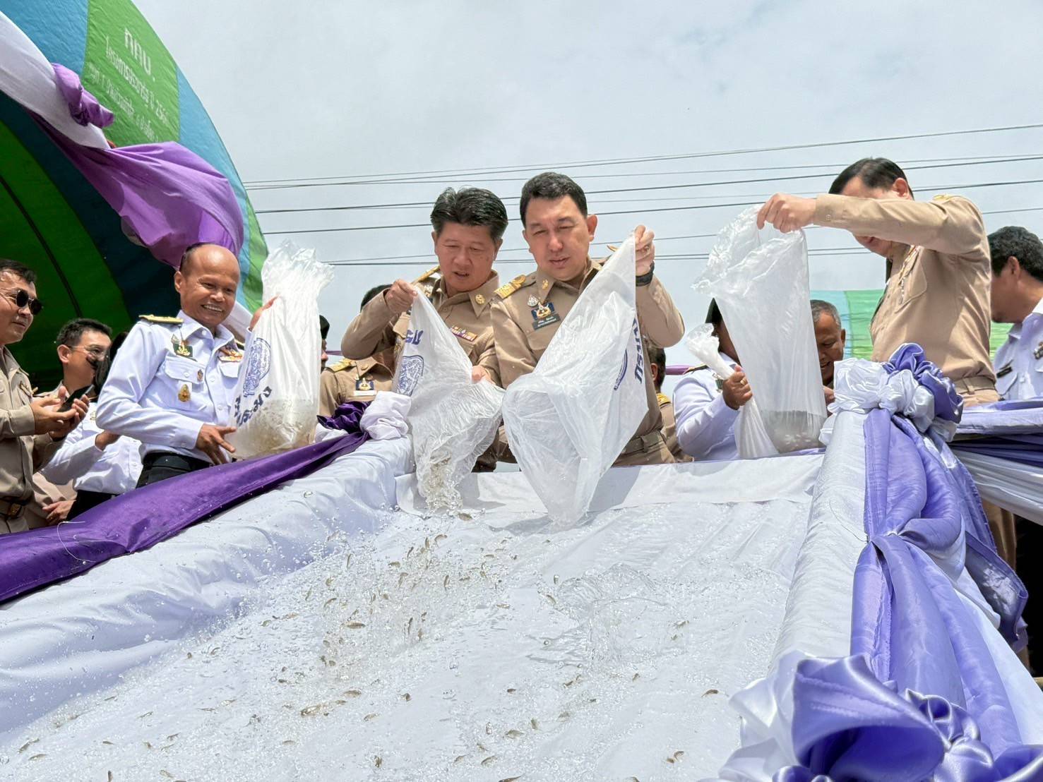 จังหวัดเพชรบูรณ์ ปล่อยพันธุ์สัตว์น้ำเฉลิมพระเกียรติ 2 แสนตัว เนื่องในโอกาสวันเฉลิมพระชนมพรรษา สมเด็จพระนางเจ้าฯ พระบรมราชินี 3 มิถุนายน 2568