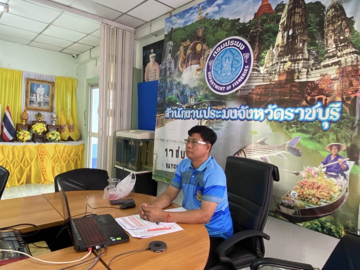 เข้าร่วมประชุมเพื่อติดตาม ความก้าวหน้าการดำเนินงาน งบประมาณงบกลาง รวมถึงปัญหาและอุปสรรคในการดำเนินการ ภายใต้โครงการควบคุมและกำจัดประชากรปลาหมอคางดำอย่างต่อเนื่อง ปีงบประมาณ พ.ศ. 2568..คลิก
