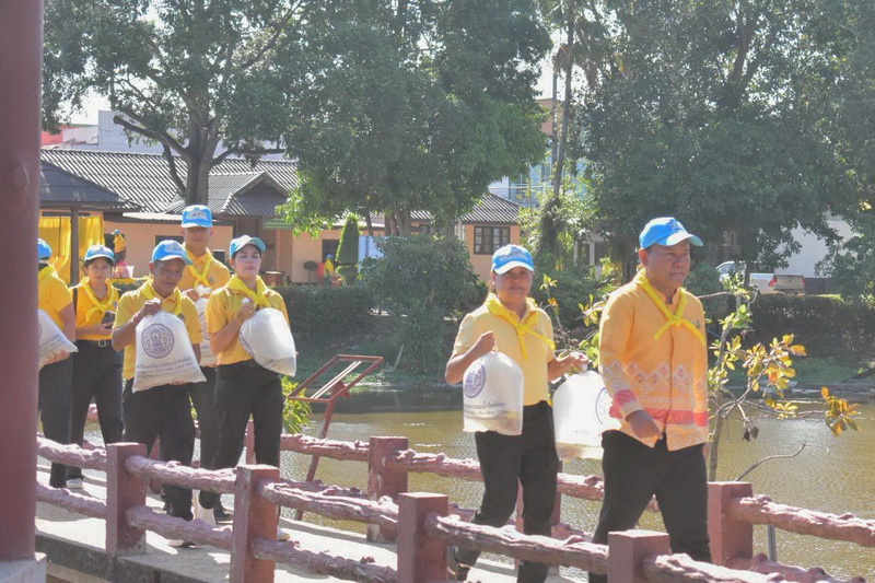 สนับสนุนพันธุ์ปลากินพืช เพื่อปล่อยลงสู่ทะเลน้อย อ.ควนขนุน จ.พัทลุง