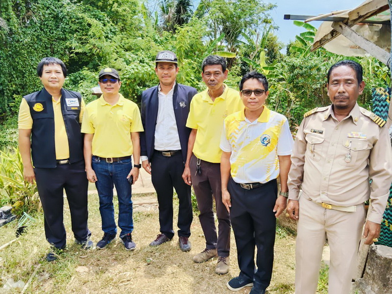 ร่วมลงพื้นที่ตรวจสอบแหล่งน้ำคลองบ้านแร่ อำเภอเมือง จังหวัดพัทลุง