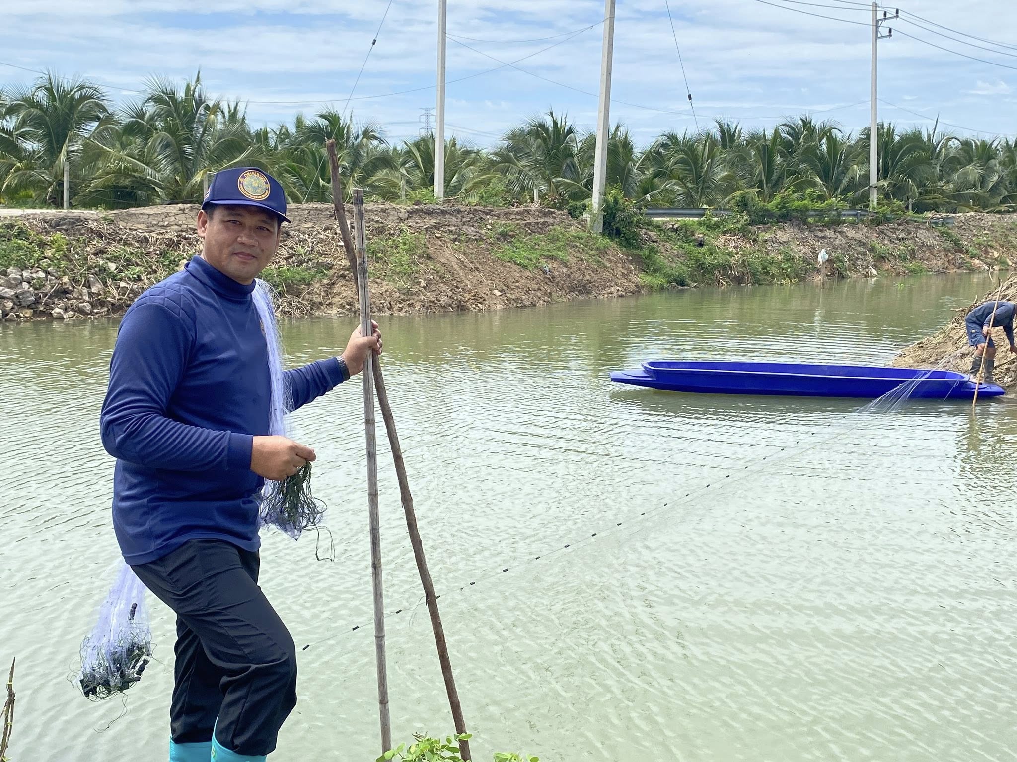 ร่วมทำกิจกรรมลงแขกลงคลองกำจัดปลาหมอคางดำ ตามแผนการแก้ไขปัญหาการแพร่ระบาดของปลาหมอคางดำจังหวัดราชบุรี