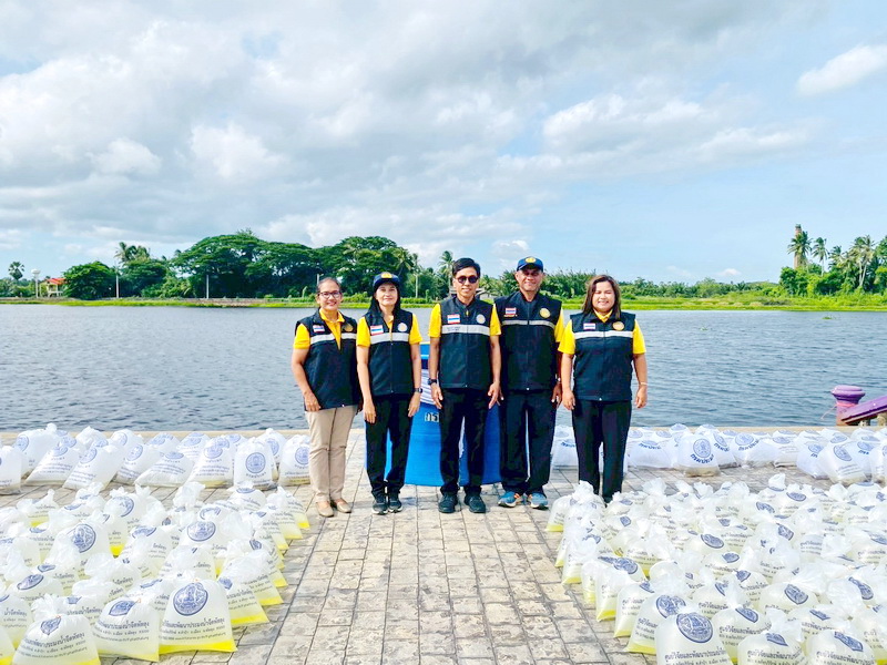 ร่วมปล่อยพันธุ์กุ้งก้ามกราม พื้นที่อำเภอเชียรใหญ่ จังหวัดนครศรีธรรมราช