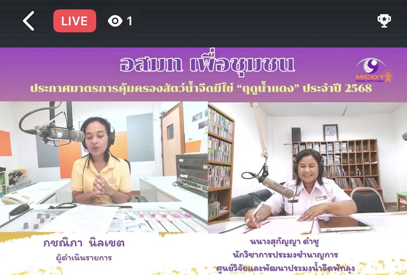 ร่วมจัดรายการ ที่นี่-พัด-ทะ-ลุง ณ สถานีวิทยุ อสมท พัทลุง FM 95.75 MHz..คลิก