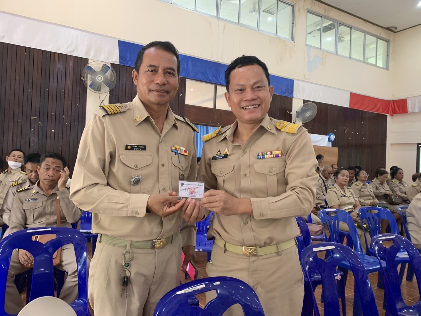 ประมงอำเภอเขื่องใน ร่วมประชุมหัวหน้าส่วนราชการ ผู้บริหารสถานศึกษา ผู้บริหาร อปท และกำนันผู้ใหญ่บ้าน ครั้งที่ 9/2568