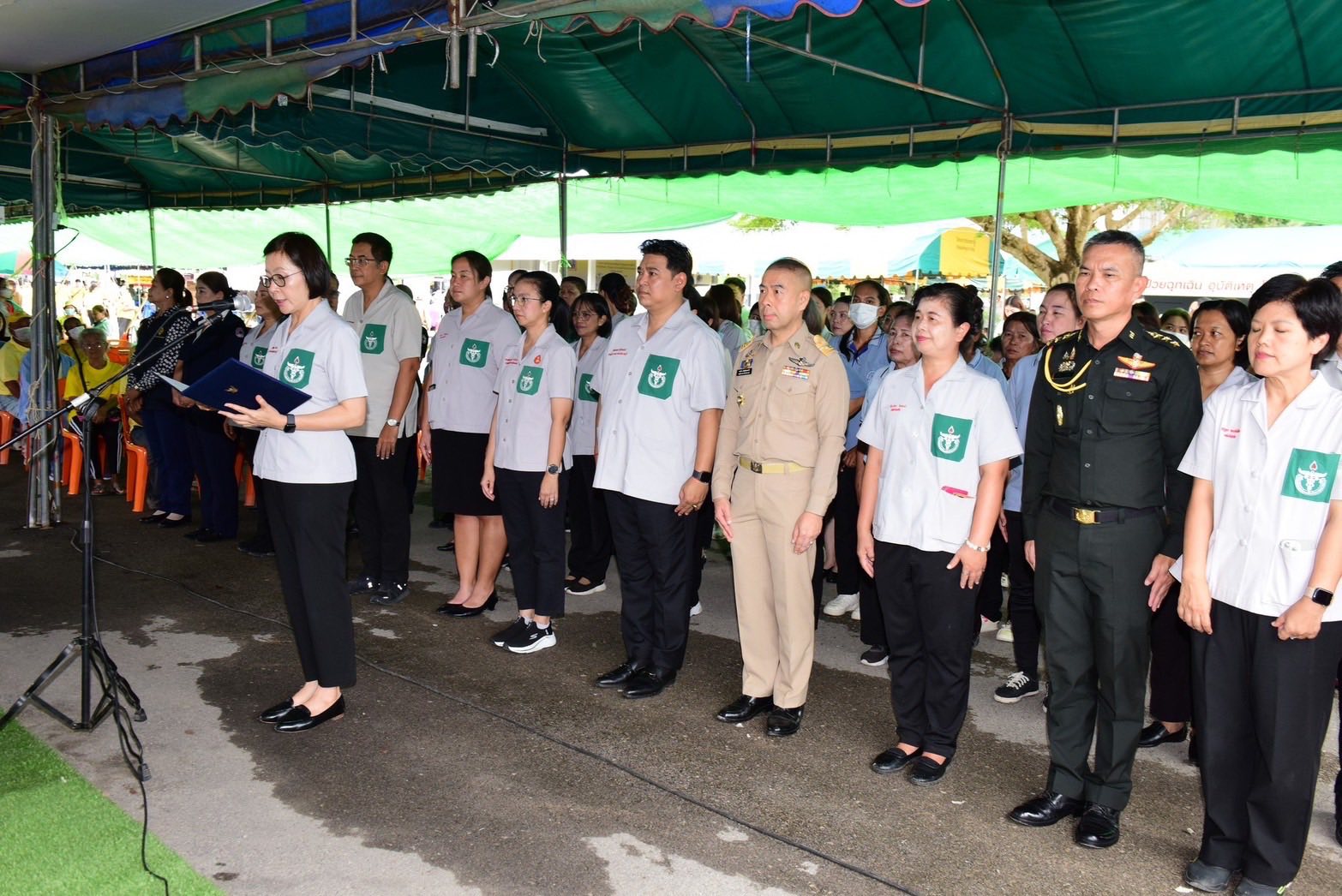 ร่วมจัดกิจกรรมโครงการปกป้องและเชิดชูสถาบันพระมหากษัตริย์ และหน่วยบำบัดทุกข์ บำรุงสุข สร้างรอยยิ้มให้ประชาชนจังหวัดราชบุรี (จังหวัดเคลื่อนที่)
