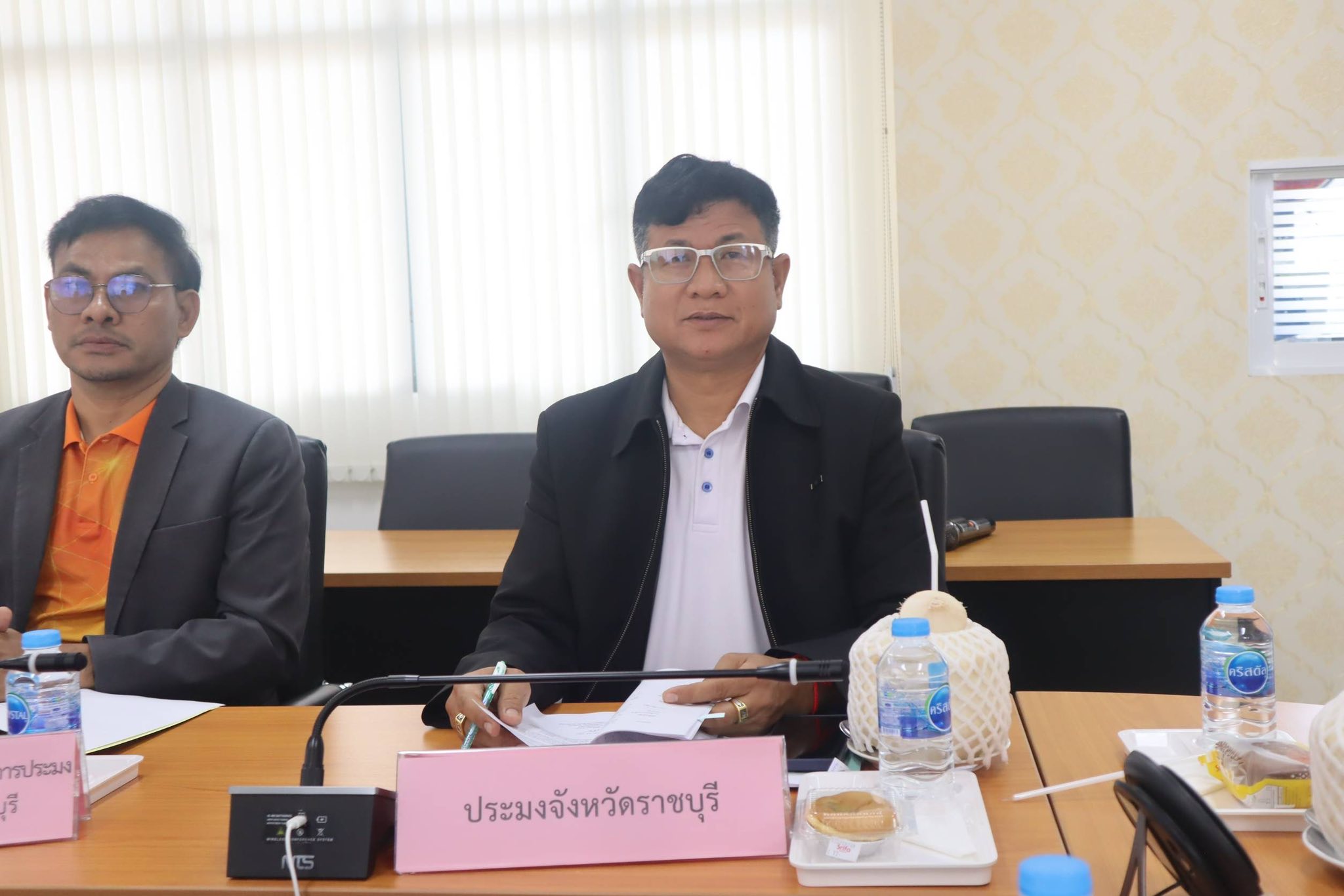  เข้าร่วมประชุมคณะทำงานติดตามตรวจสอบการซื้อขายกุ้งขาวแวนนาไม เพื่อดำเนินโครงการส่งเสริมการรณรงค์บริโภคสินค้ากุ้ง จังหวัดราชบุรี ปี 2567 (รอบขยายเวลาโครงการ) ครั้งที่ 2/2568