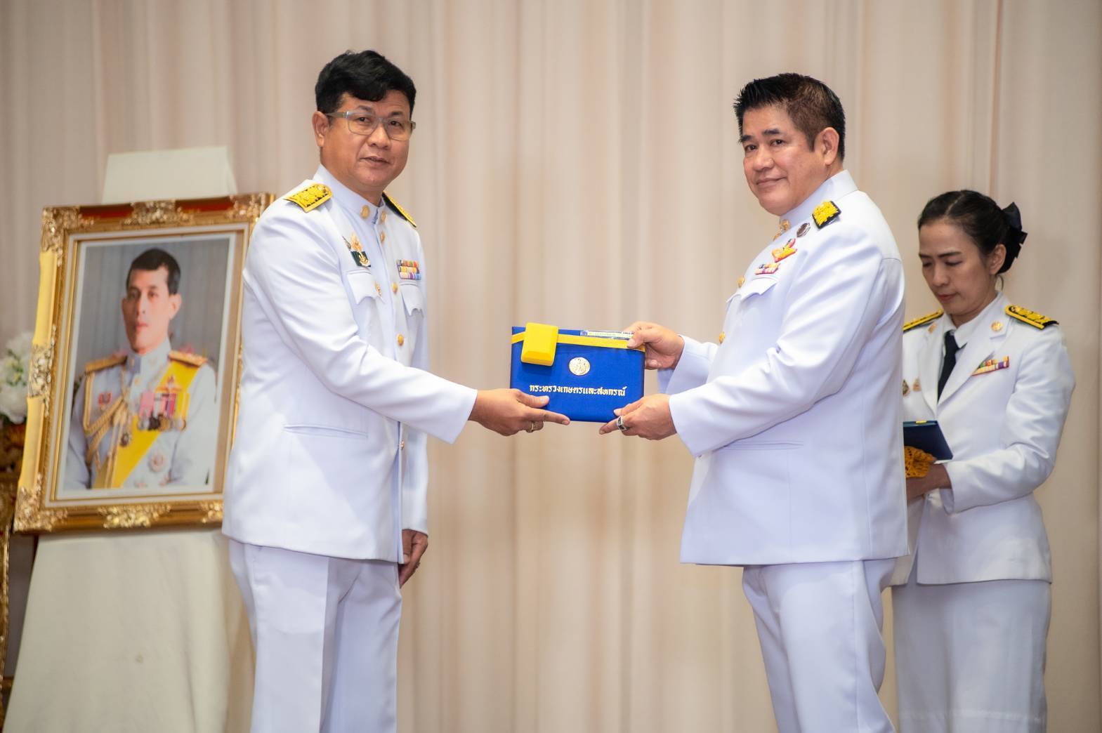 ร่วมพิธีรับมอบประกาศนียบัตรและเข็มวิทยฐานะในการผ่านการฝึกอบรมนักบริหารระดับสูงของกระทรวงเกษตรและสหกรณ์ ประจำปีงบประมาณ พ.ศ. 2568