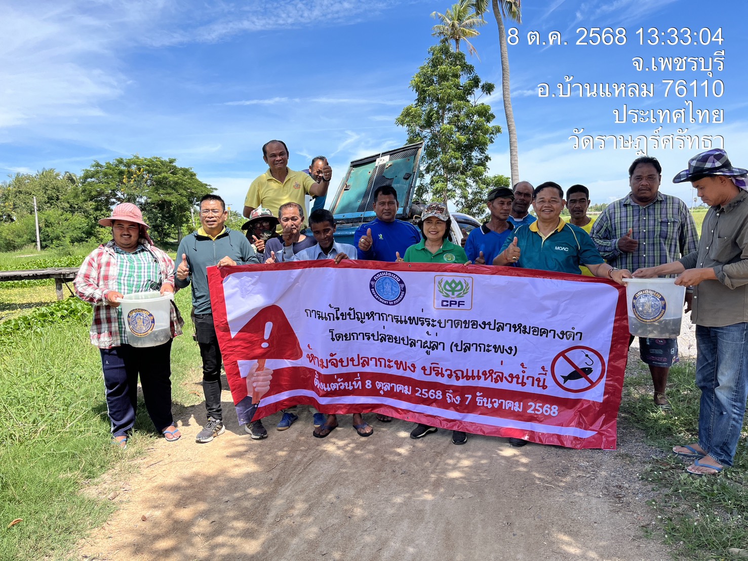 การแก้ไขปัญหาการแพร่ระบาดของปลาหมอคางดำ โดยการปล่อยปลาผู้ล่า (ปลากะพง) ในแหล่งน้ำธรรมชาติที่พบการแพร่ระบาดของปลาหมอคางดำ