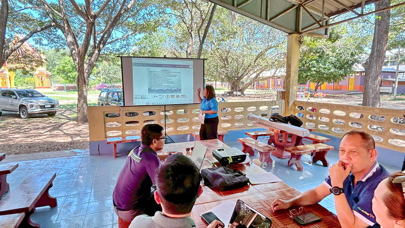 ร่วมประชุมชี้แจงแนวทางในการจัดการทรัพยากรปลาจิ้มฟันจระเข้ยักษ์