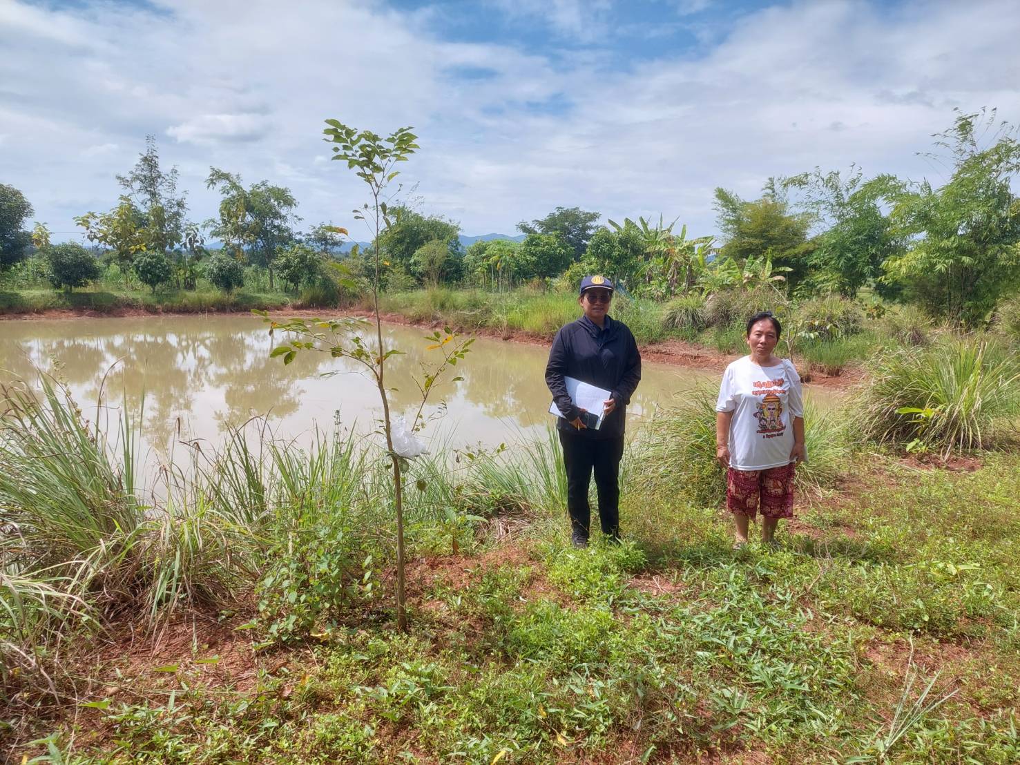 ปฎิบัติงานคัดเลือกเกษตรกรเข้าร่วมโครงการพัฒนาเกษตรกรรมยั่งยืน