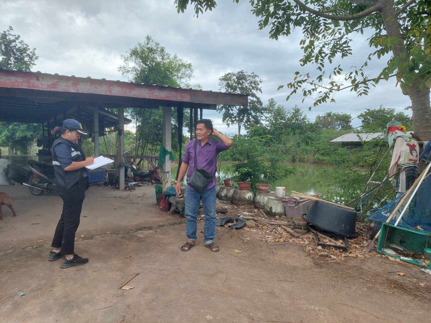 ปฎิบัติงานคัดเลือกเกษตรกรเข้าร่วมโครงการพัฒนาเกษตรกรรมยั่งยืน กิจกรรมพัฒนาเกษตรทฤษฎีใหม่ ประจำปีงบประมาณ 2569