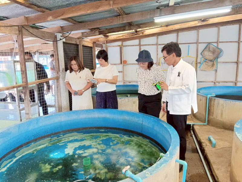 ร่วมต้อนรับผู้อำนวยการกองวิจัยและพัฒนาประมงน้ำจืด เข้าตรวจราชการ..คลิก