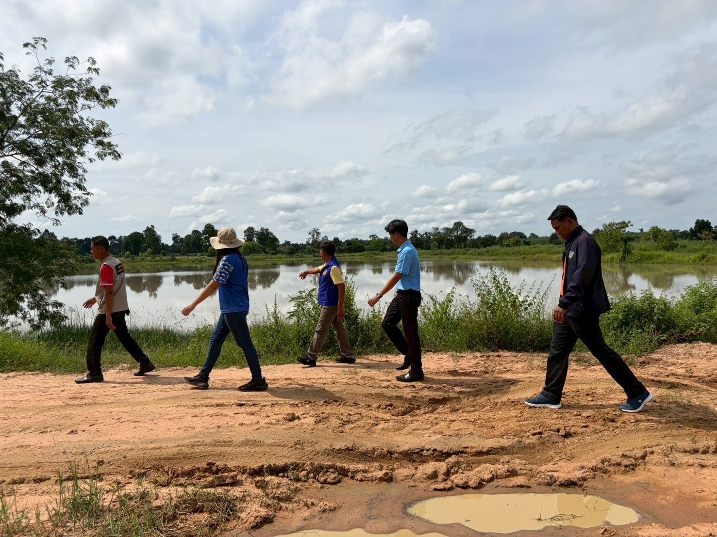 “ประมงศรีสะเกษ สำรวจแหล่งน้ำโครงการธนาคารสินค้าเกษตร ปีงบประมาณ 2569”