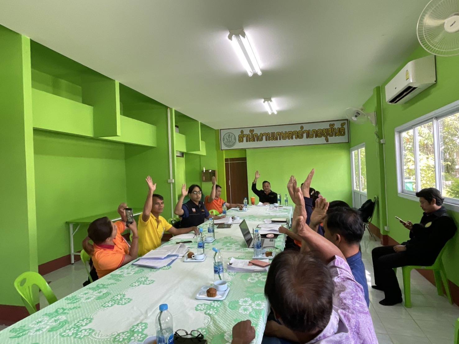 เข้าร่วมประชุมคณะกรรมการการขับเคลื่อนงานด้านการเกษตรระดับอำเภอ 