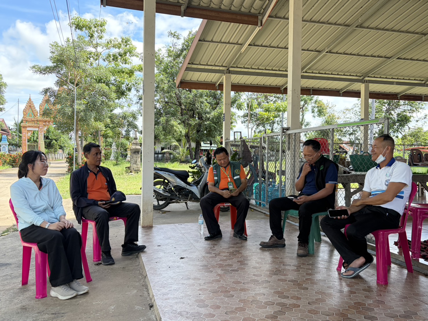 “ประมงศรีสะเกษ สำรวจพื้นที่ประสบจากอุทกภัย ด้านประมง”