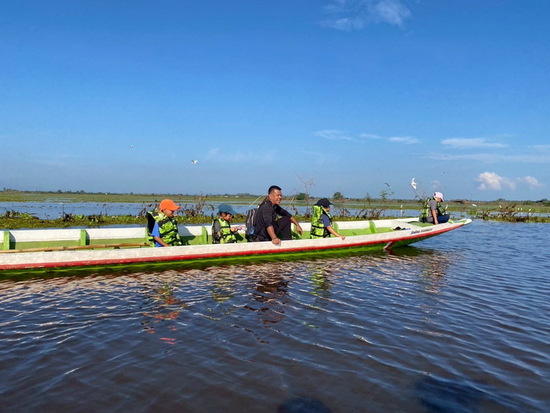 สำรวจการระบาดของปลาหมอคางดำ ในพื้นที่ทะเลน้อย จังหวัดพัทลุง