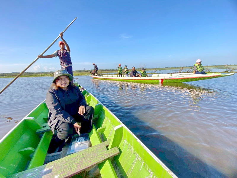 สำรวจการระบาดของปลาหมอคางดำ ในพื้นที่ทะเลน้อย จังหวัดพัทลุง
