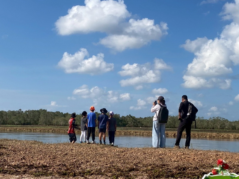 สำรวจการระบาดของปลาหมอคางดำ ในพื้นที่ทะเลน้อย จังหวัดพัทลุง