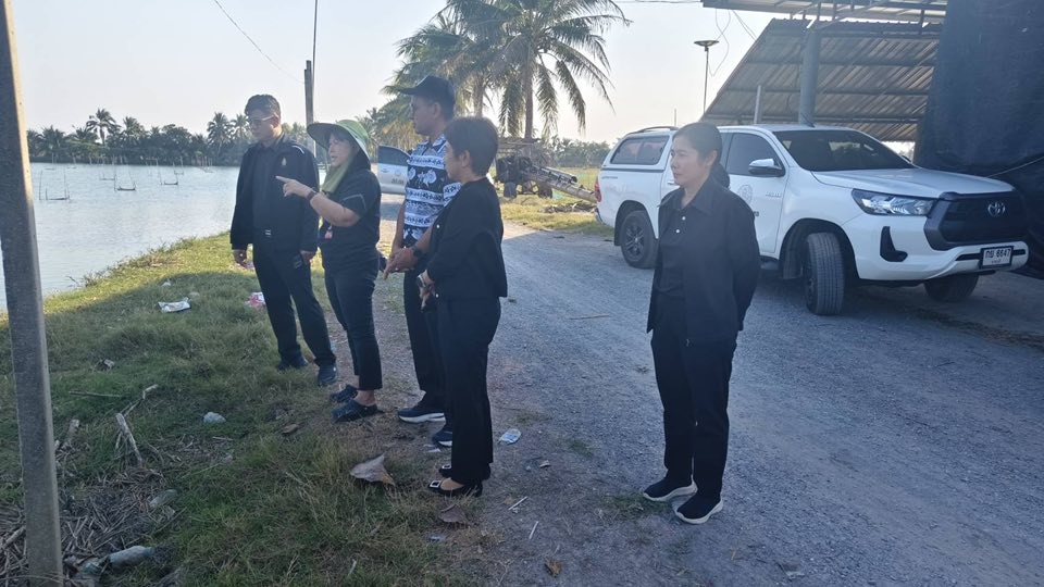 ลงพื้นที่ติดตามหาสาเหตุที่ทำให้เกิดการตายของปลาสลิดในพื้นที่อำเภอบางแพ จังหวัดราชบุรี..คลิก