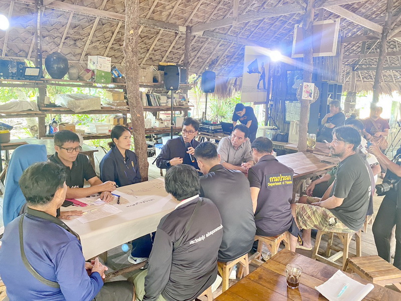 ร่วมเวทีหารือแนวทางการจัดการปลาหมอคางดำในระบบนิเวศทะเลสาบสงขลา
