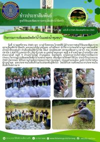 กิจกรรมการเพิ่มผลผลิตสัตว์น้ำในแหล่งน้ำชุมชนฯ 2569/1