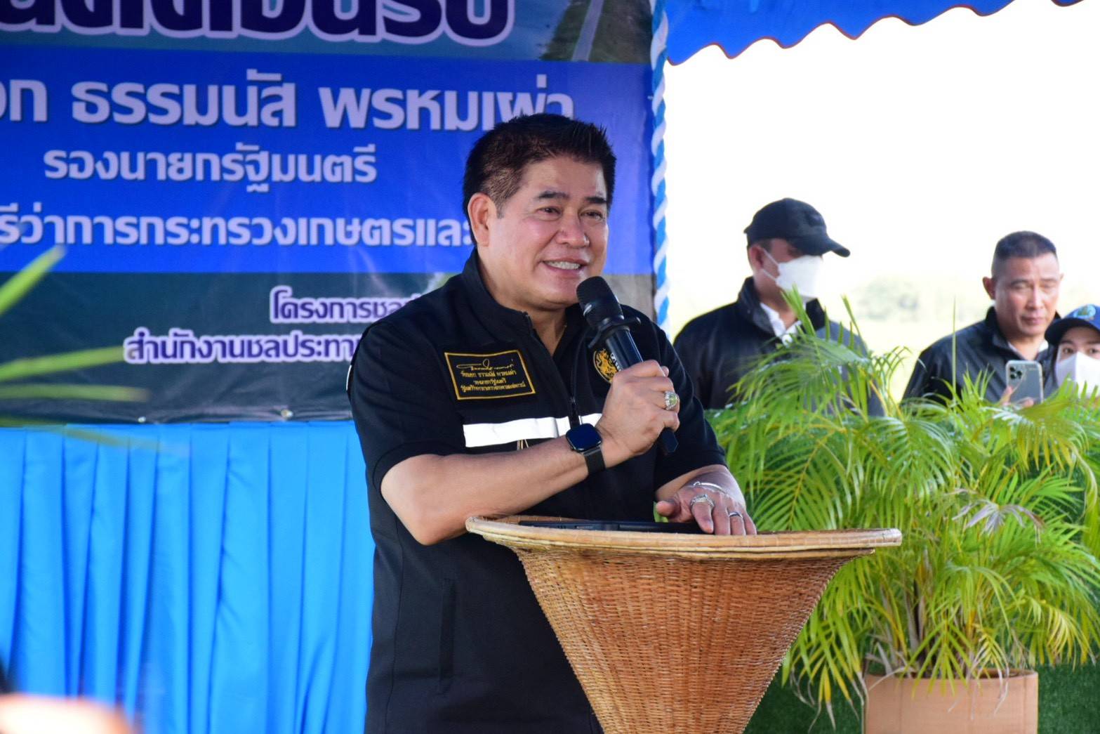 ศปจ.นครสวรรค์ ร่วมให้การต้อนรับวันที่ 22 มกราคม 2569 ร้อยเอกธรรมนัส  พรหมเผ่า รองนายกรัฐมนตรีและรัฐมนตรีว่าการกระทรวงเกษตรและสหกรณ์ ตรวจราชการที่อ่างเก็บคลองโพธิ์ อ.แม่เปิน จ.นครสวรรค์ โดยมีข้าราชการในสังกัดกระทรวงเกษตรและสหกรณ์ และข้าราชการในสังกัดกรมประมงในพื้นที่จังหวัดนครสวรรค์ ร่วมให้การต้อนรับ