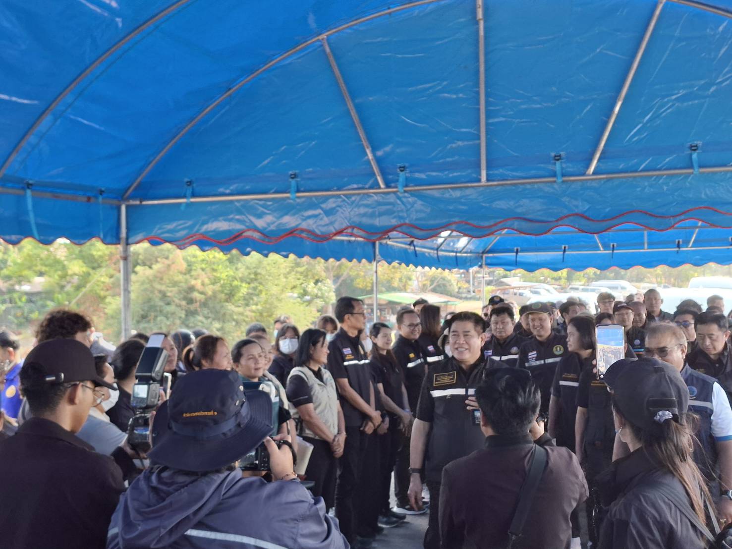 ศปจ.นครสวรรค์ ร่วมให้การต้อนรับวันที่ 22 มกราคม 2569 ร้อยเอกธรรมนัส  พรหมเผ่า รองนายกรัฐมนตรีและรัฐมนตรีว่าการกระทรวงเกษตรและสหกรณ์ ตรวจราชการที่อ่างเก็บคลองโพธิ์ อ.แม่เปิน จ.นครสวรรค์ โดยมีข้าราชการในสังกัดกระทรวงเกษตรและสหกรณ์ และข้าราชการในสังกัดกรมประมงในพื้นที่จังหวัดนครสวรรค์ ร่วมให้การต้อนรับ