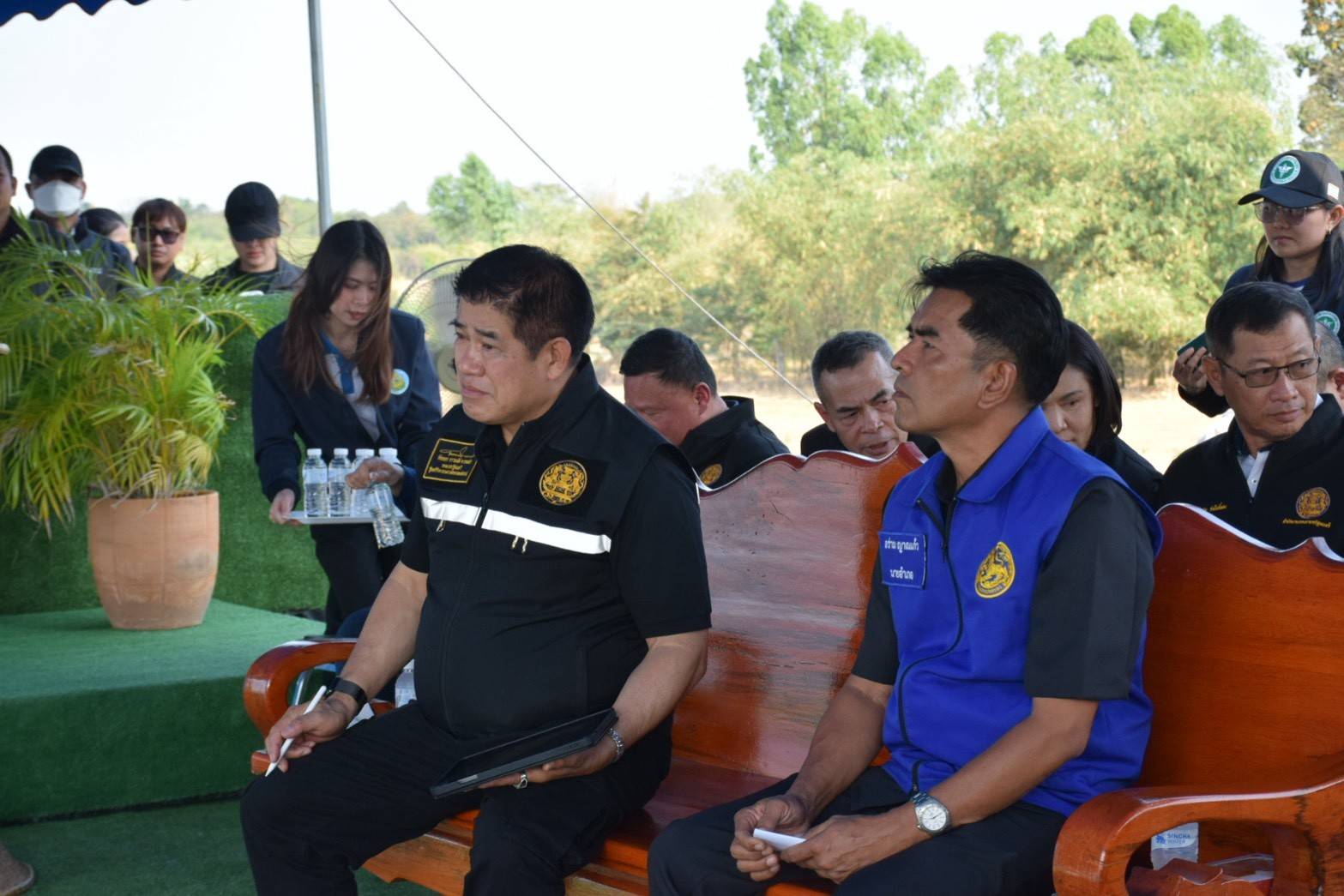 ศปจ.นครสวรรค์ ร่วมให้การต้อนรับวันที่ 22 มกราคม 2569 ร้อยเอกธรรมนัส  พรหมเผ่า รองนายกรัฐมนตรีและรัฐมนตรีว่าการกระทรวงเกษตรและสหกรณ์ ตรวจราชการที่อ่างเก็บคลองโพธิ์ อ.แม่เปิน จ.นครสวรรค์ โดยมีข้าราชการในสังกัดกระทรวงเกษตรและสหกรณ์ และข้าราชการในสังกัดกรมประมงในพื้นที่จังหวัดนครสวรรค์ ร่วมให้การต้อนรับ