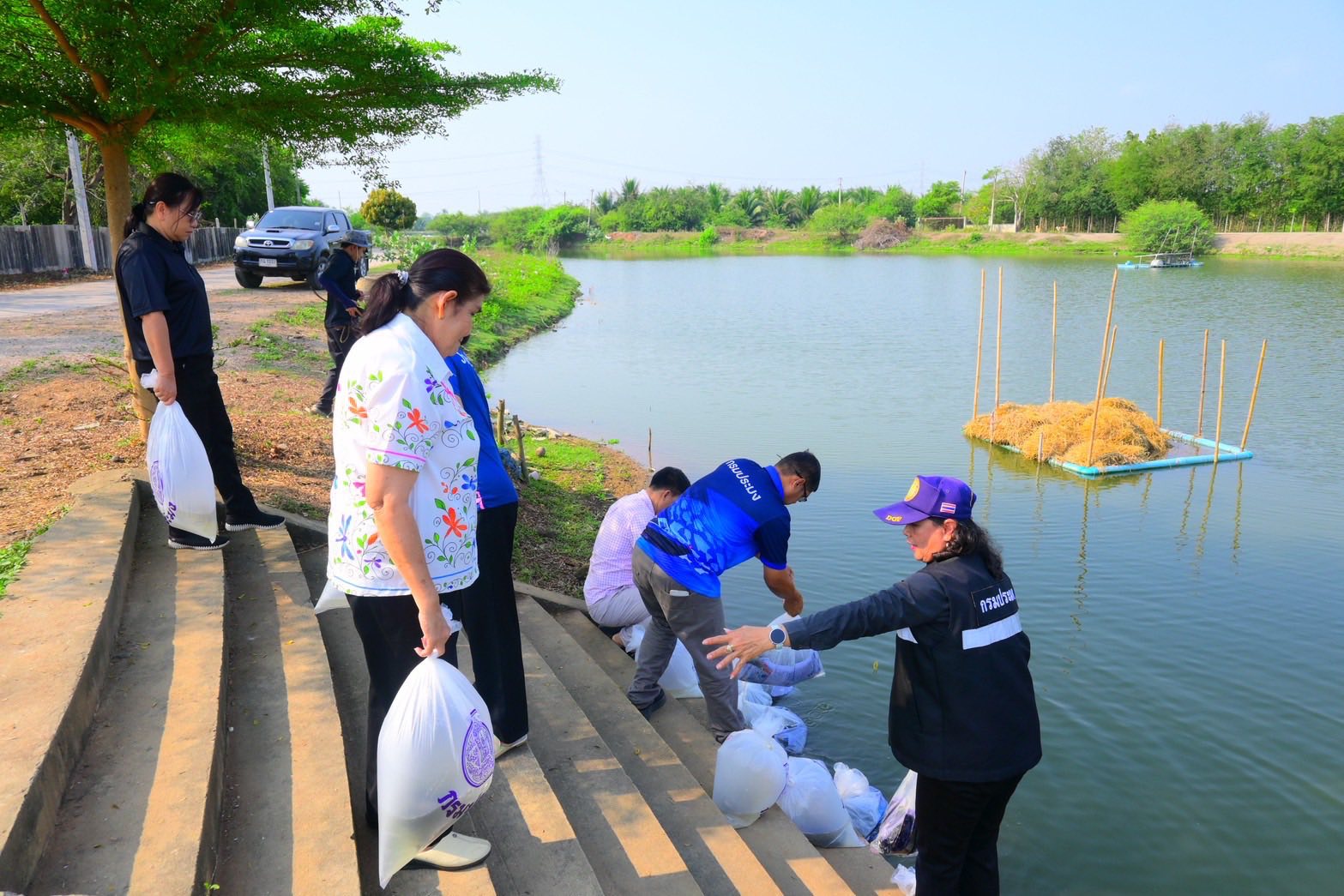 ลงพื้นที่ร่วมกับคณะกรรมการแหล่งน้ำชุมชน ฯ 