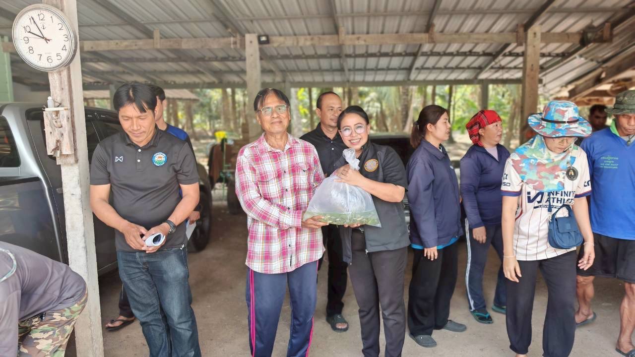 ลงพื้นที่ปฏิบัติงานโครงการศูนย์เรียนรู้การเพิ่มประสิทธิภาพการผลิตสินค้าเกษตร อำเภอวัดเพลง