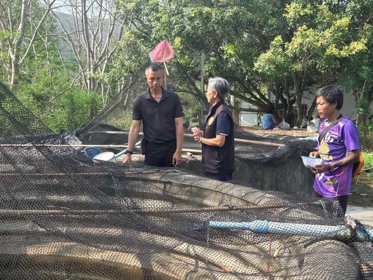 ลงพื้นที่ติดตามผลการดำเนินงานกิจกรรมประมง 