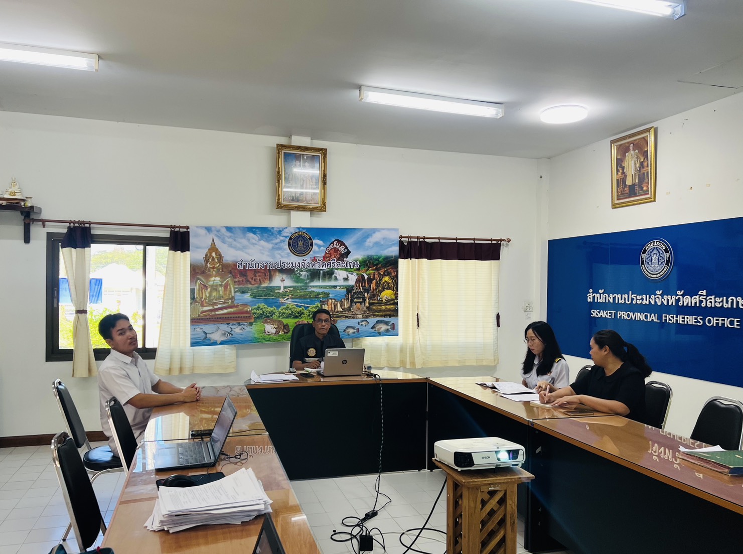 “ประมงศรีสะเกษ ร่วมประชุมชี้แจงการดำเนินงานโครงการภายใต้ความรับผิดชอบของกองวิจัยและพัฒนาการเพาะเลี้ยงสัตว์น้ำจืด ประจำปีงบประมาณ พ.ศ. 2569”..คลิก