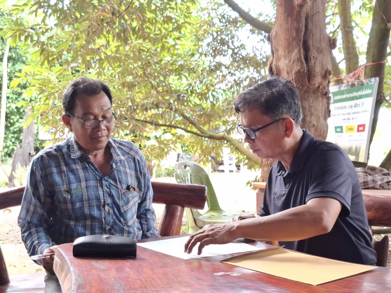 ลงพื้นที่ตรวจเยี่ยมให้คำแนะนำและจัดทําแผนการพัฒนาแปลงเรียนรู้และฐานการเรียนรู้ด้านการประมงอำเภอกันทรลักษ์