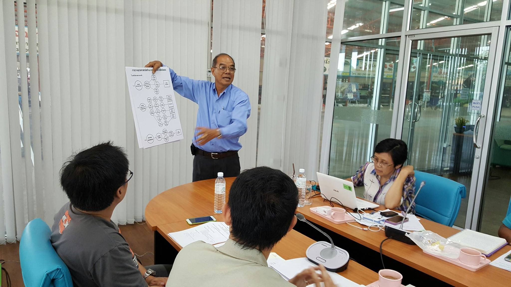 ประชุมร่วมกับตลาดกลางปลาสวยงาม..ชมภาพ