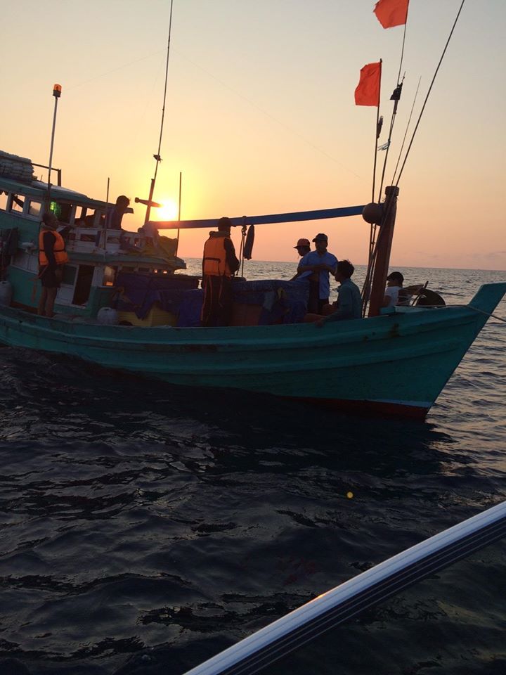 เรือตรวจการประมงทะเล 224 ได้ทำ..ชมภาพ