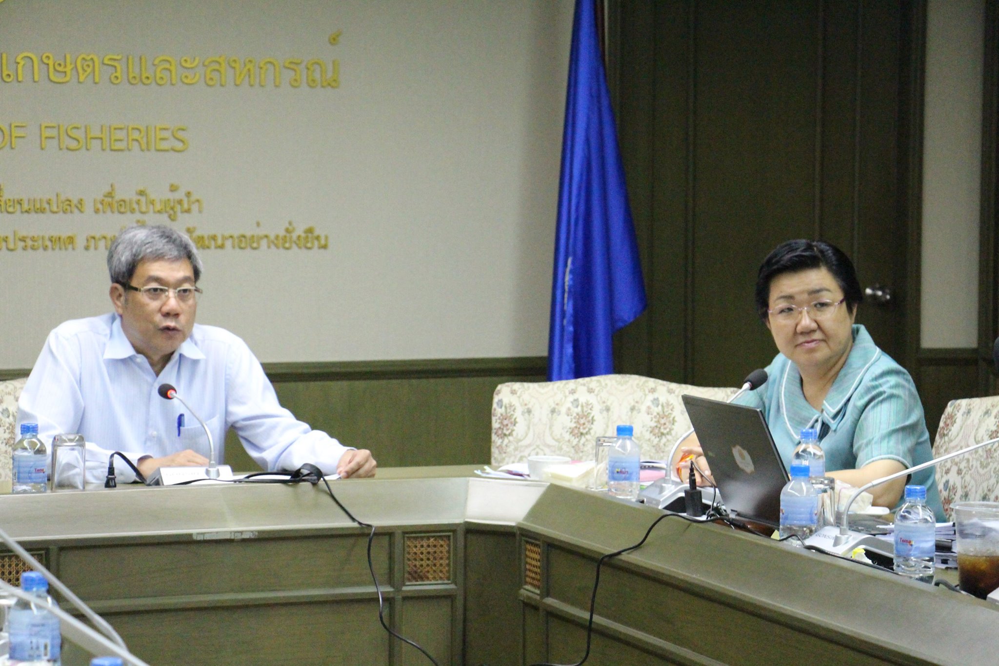การประชุมการจดทะเบียนเรือขนถ่า..ชมภาพ