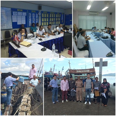 ลงพื้นที่ตรวจสอบเรือประมง ร่วม..ชมภาพ