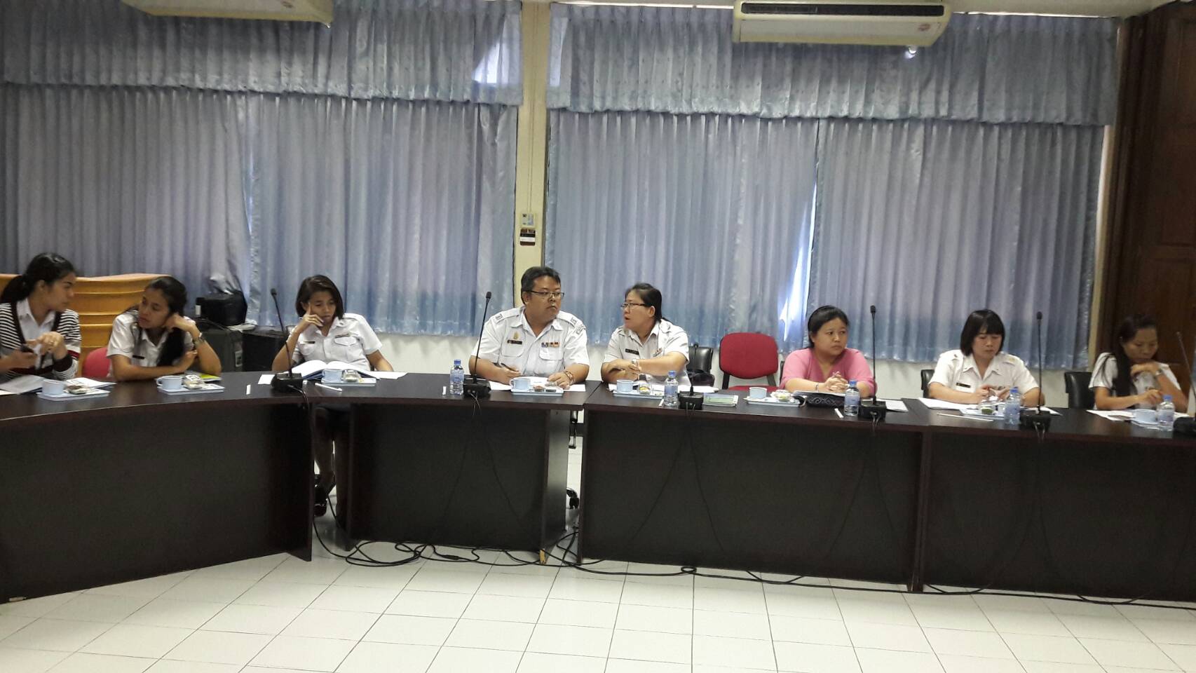 ประชุมคณะทำงานพัฒนาคุณภาพการบร..ชมภาพ