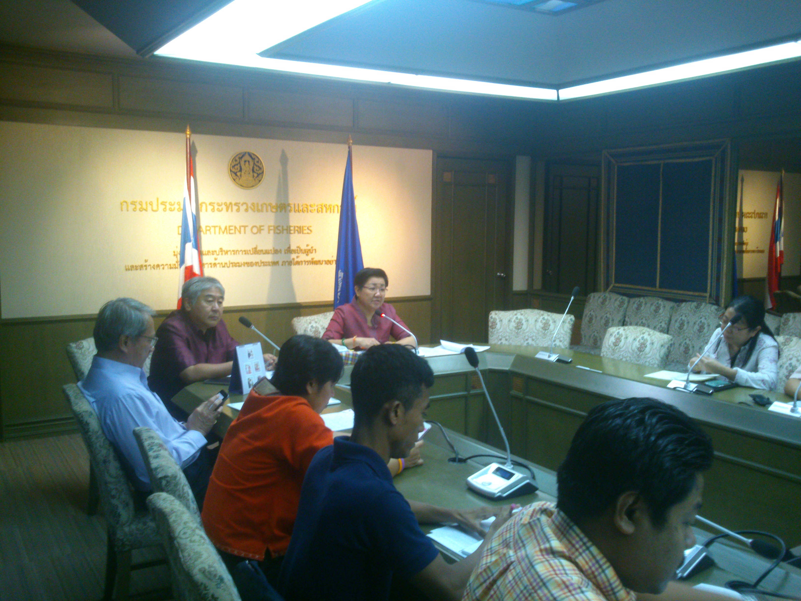 การประชุมกับ 22 จังหวัดชายทะเล..ชมภาพ