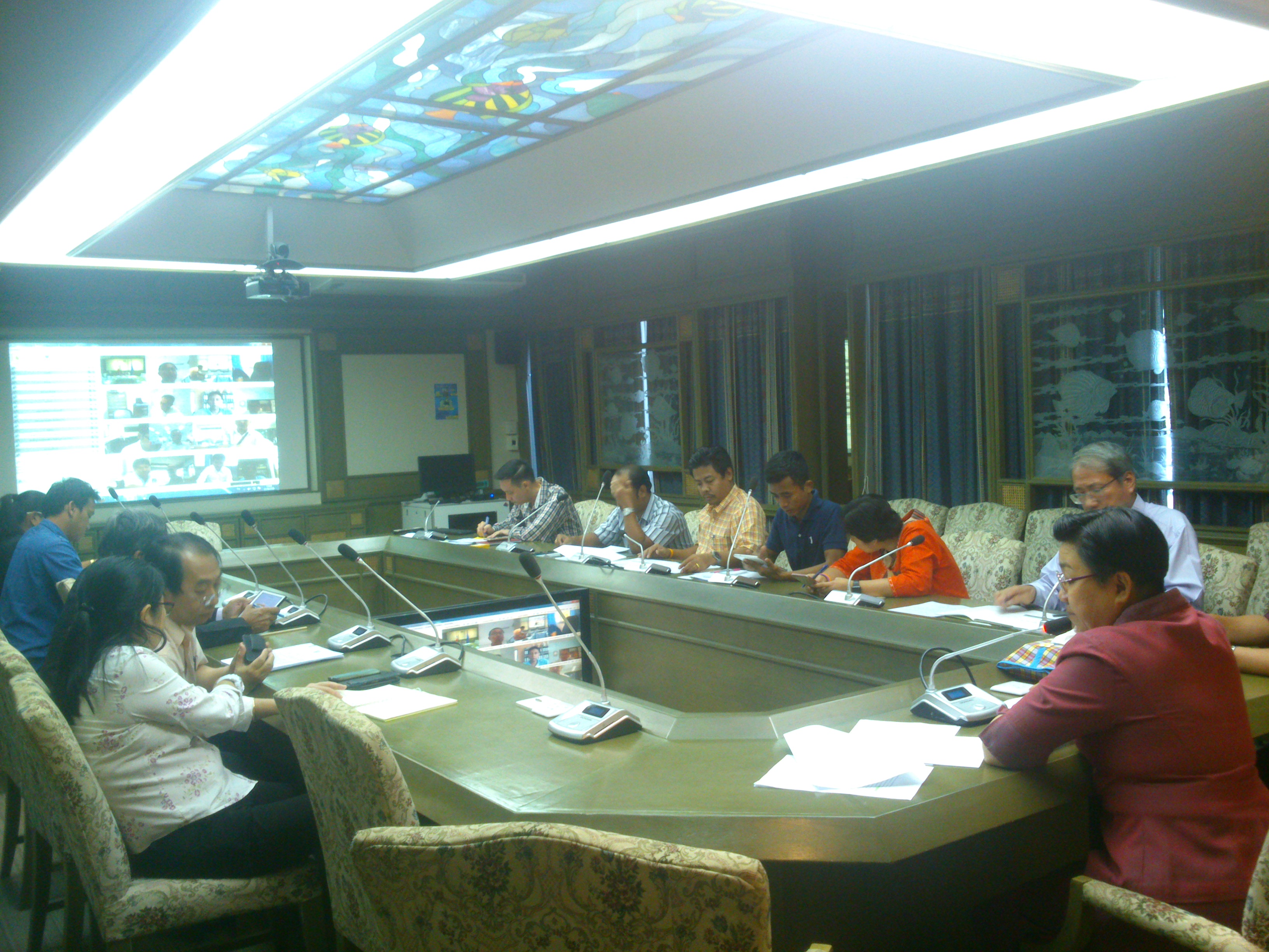 การประชุมกับ 22 จังหวัดชายทะเล..ชมภาพ