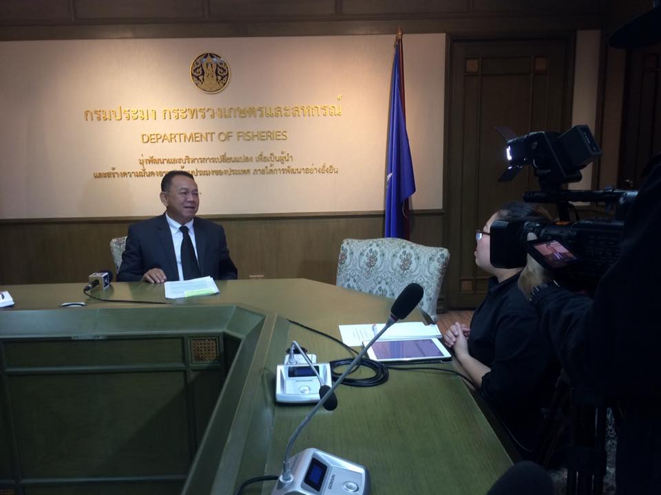 ให้สัมภาษณ์สื่อมวลชน ช่องThai ..ชมภาพ
