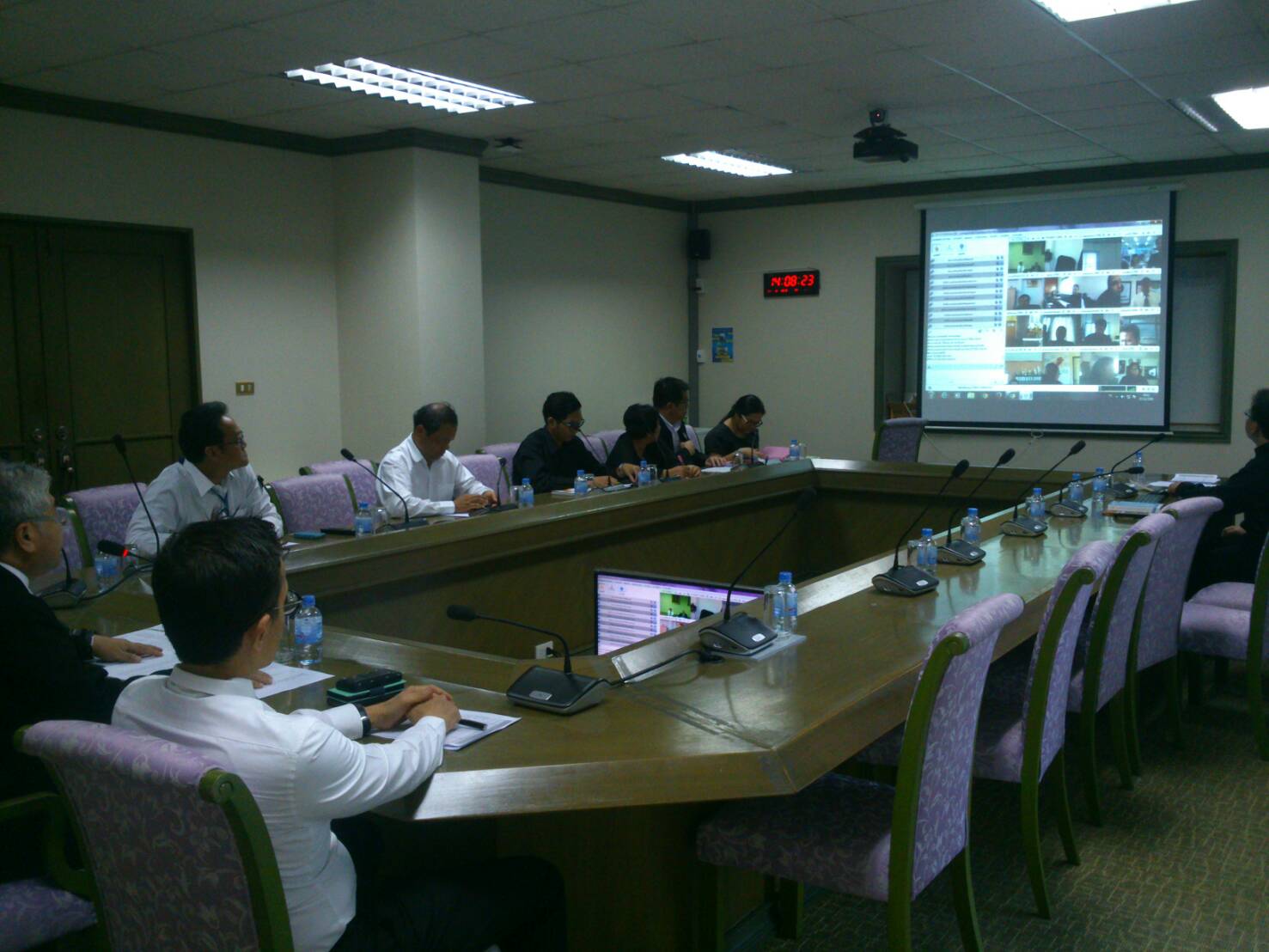 ประชุมทางไกล  Conference โครงก..ชมภาพ